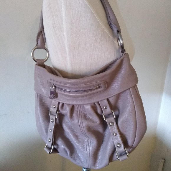 Anne Klein Handbags - Anne Klein Tan Leather Shoulder Strap Purse / Bag